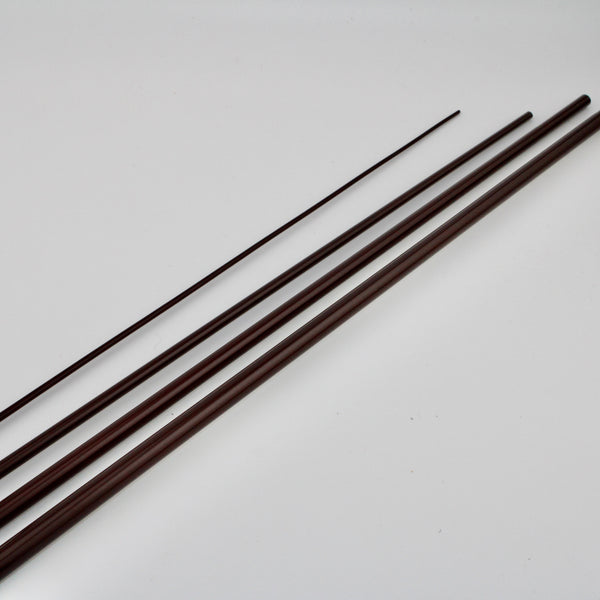 9' 5wt. four piece carbon fiber fly rod blank (Maroon)