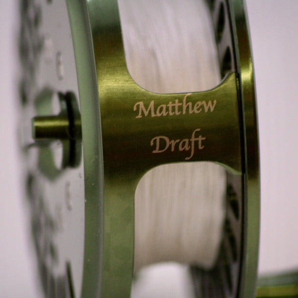 Custom Reel engraving