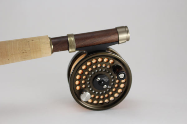 Garrison-Style slide band reel seat with American walnut insert – Proof Fly  Fishing