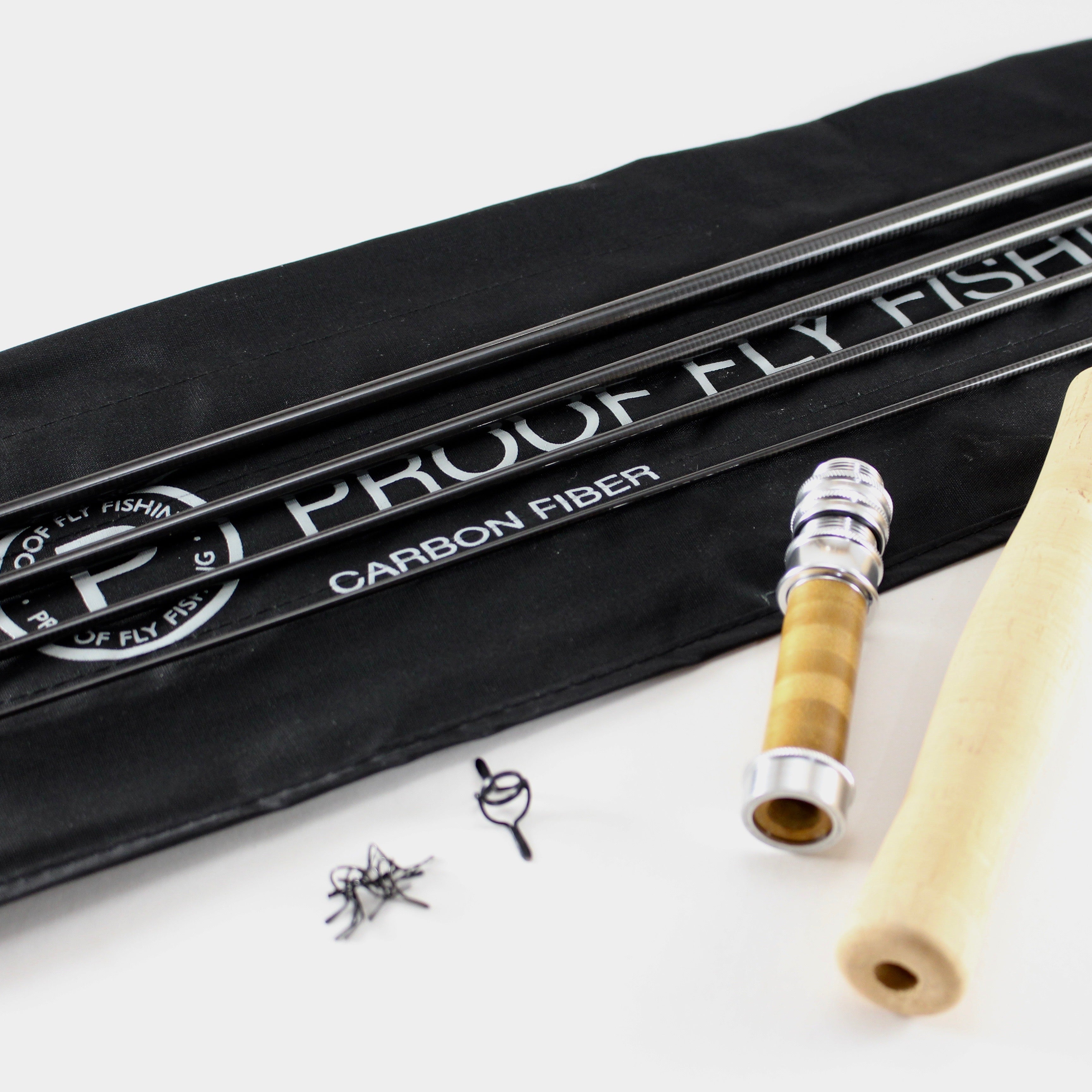 10' 7wt. carbon fiber fly rod blank single hand kit – Proof Fly Fishing