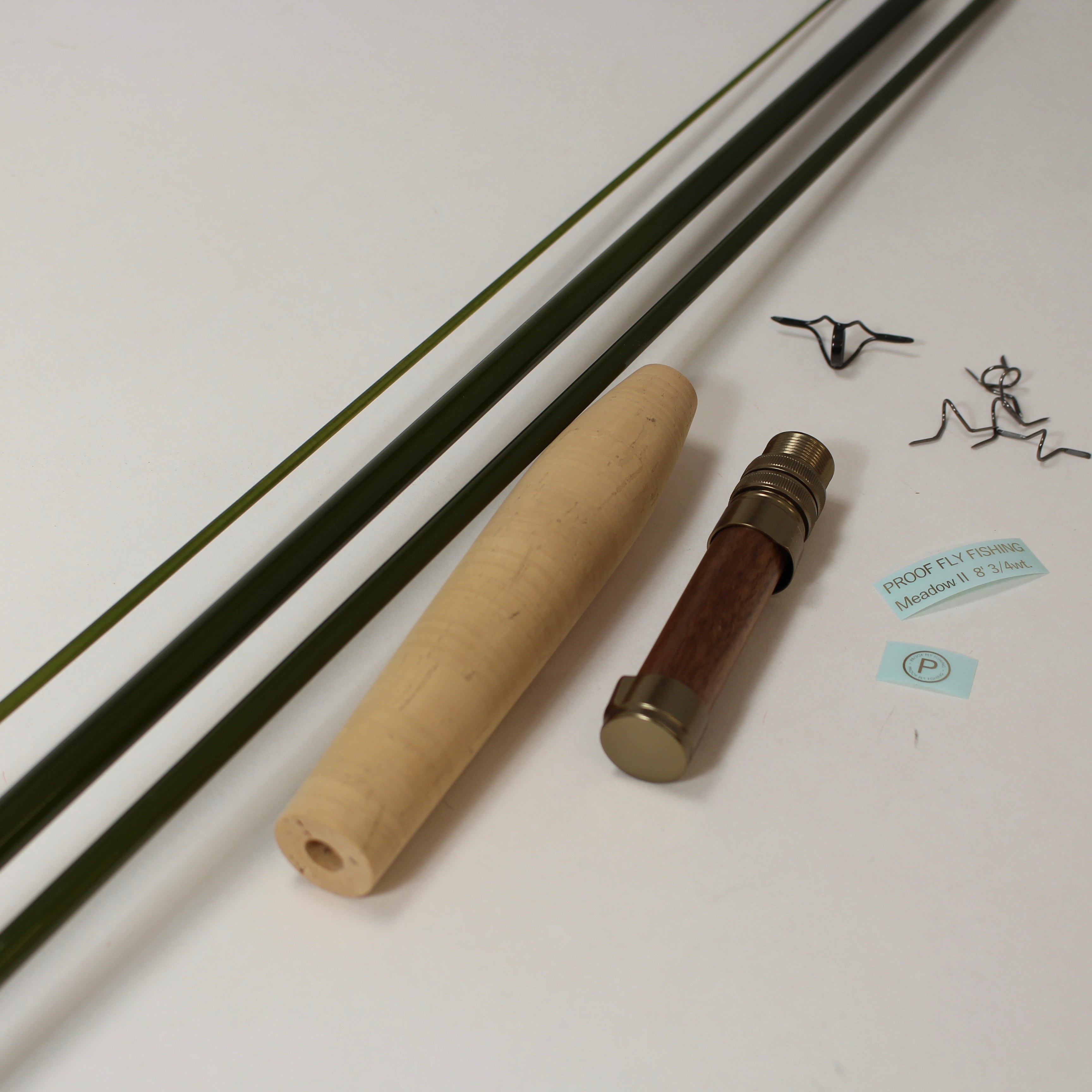 Meadow II. 8' 3/4wt three piece fiberglass component kit – Proof Fly Fishing