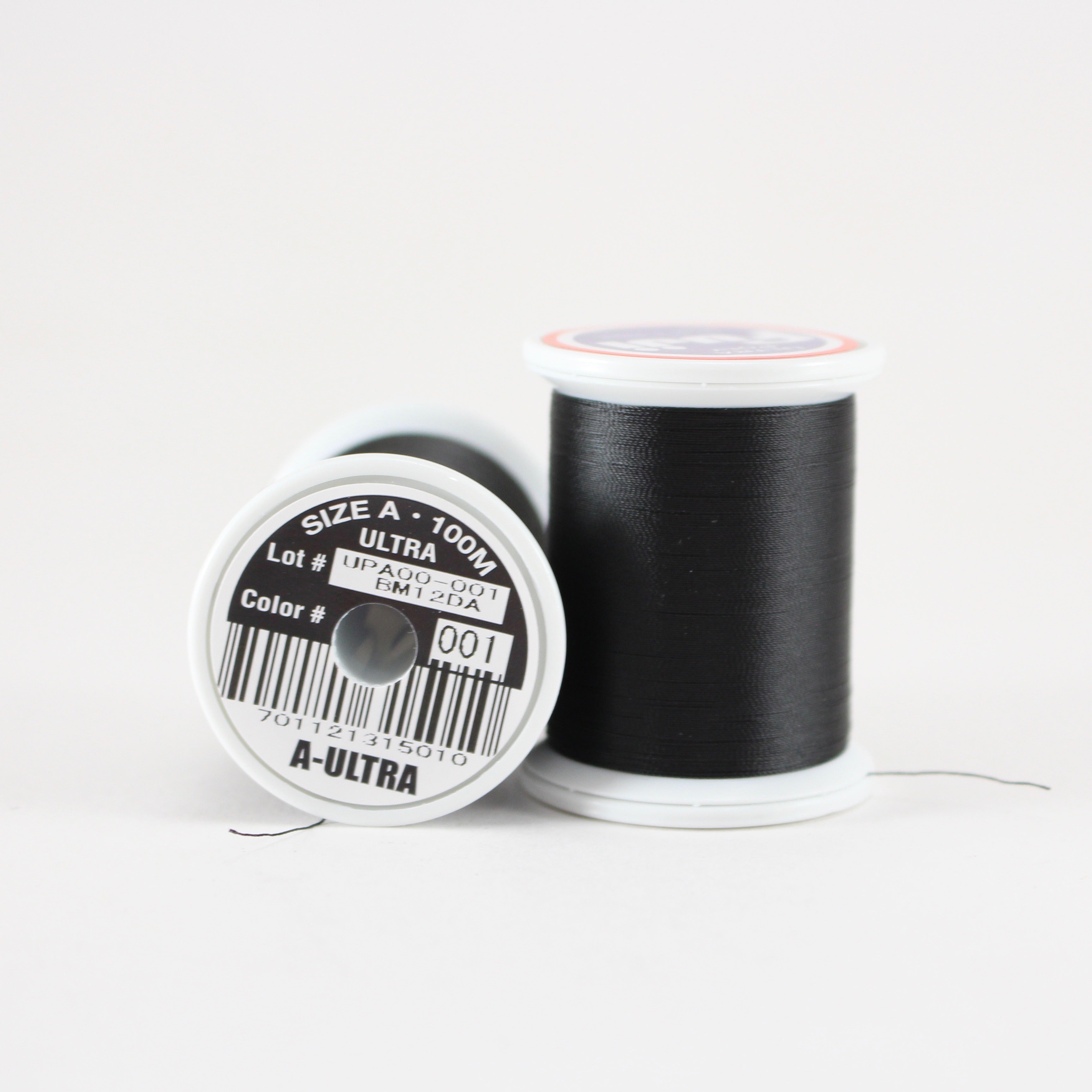 Fuji Ultra Poly rod wrapping thread in Black #001 (Size A 100m spool) –  Proof Fly Fishing